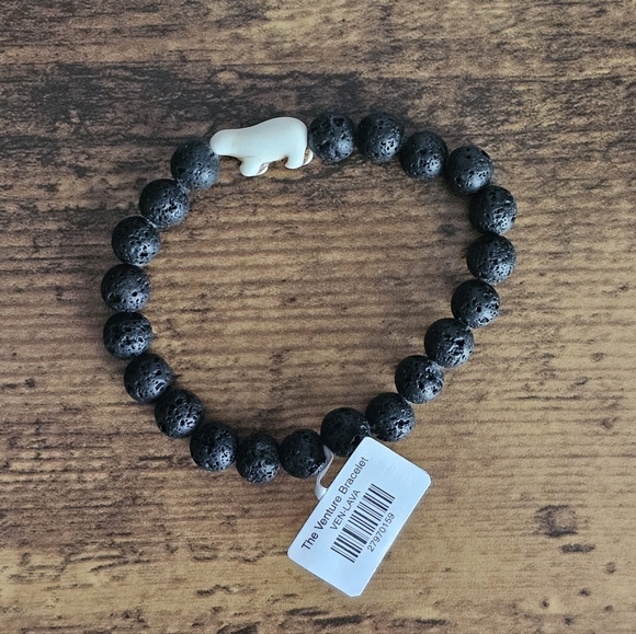 Fahlo The Venture Bracelet - Polar Bear, Lava Stone - Picture 2 of 5